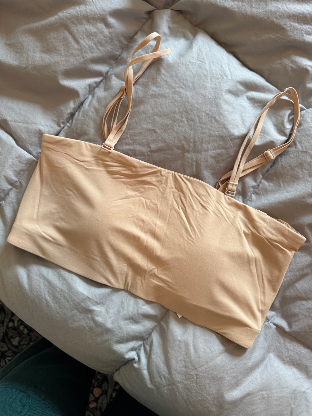 Feelingirl Bandeau Bra with Removable Straps - Nude Pink